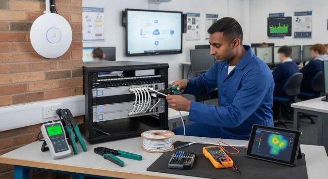 إصلاح وتركيب شبكات Wi-Fi